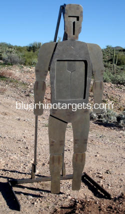 Blue Rhino Targets HITman silhouette target - Practical